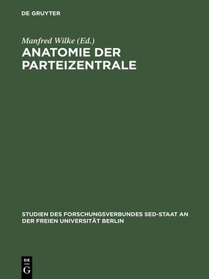 cover image of Anatomie der Parteizentrale